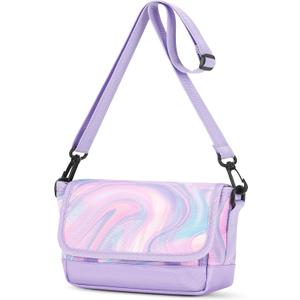 Choco Mocha Girls Purses for Kids 6-8, Girls Crossbody Purse for Kids (Purple)