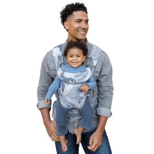 Infantino Flip 4-in-1 Convertible Baby Carrier, Adjustable, Ergonomic Babywearing, Registry Essential, Baby Carrier for Newborn to Toddler, Camo