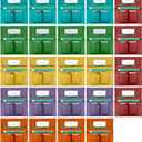 Chair Pockets for Classrooms 24 Pack,13 x 14 inch Multicolor Chair Back Buddy Pockets with 4 Pockets & Name Slot & Tags, Back of Chair Organizer for Classroom Chairs Seat Storage