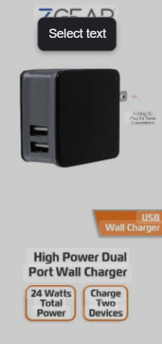 ZGear 2 Port Adaptive Fast Charger