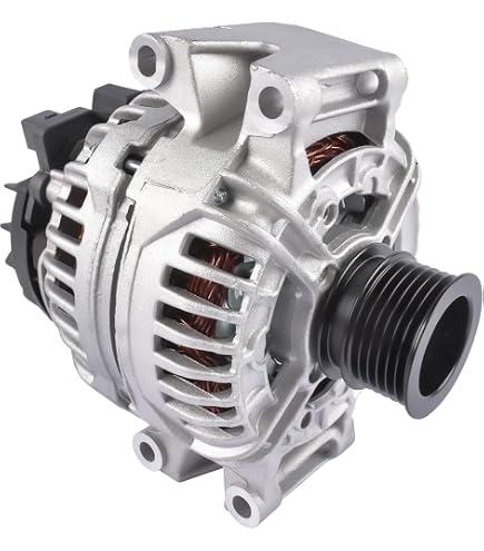 Alternator 3.0/3.5L Compatible with Mercedes-Benz C300 V6 3.0L 2009-2012, GLK350 V6 3.5L 2010-2012#Replace 0124525171 12V 150A 6-Groove Pulley Alternator
