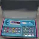 Hair Gem Stamper Kit,Bling Hair Jewels for Girls, Hair Styling Tool with Reusable Shining Diamonds, Christmas Birthday Arts & Crafts Gift for 5-12 Year Old Girl(Blue)