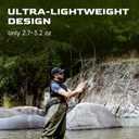 HANDING Magic L BFS Rod Ultralight Fishing Rod 2-Piece Spinning & Baitcaster Rod with Fuji O+A Guides Cork Handle 30T Carbon for Trout Crappie Bluegill Yellow Perch Sunfish White Bass Smallmouth