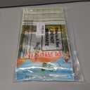 Teenyyou 50 Pcs Christmas Elf Cookie Gift Bags Red and White Stripe Candy Goodies Snack Stand up Pouch Treat Bags with Window for Packaging Xmas Party Favor Supplies, 8 x 6.5 x 2.5 Inch