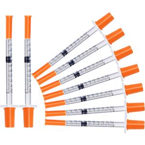 31G 1ml 1/2 Inch Lab Syringes, Disposable Individual Package  Box of 100