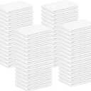 Terry Bar Mop Towels (Value Pack of 60) Size 14"x17" (White)  Absorbent and Durable, Multipurpose Cleaning Rags, Cotton Cleaning Towels, Terry Cloth Rags, Reusable Shop Rags