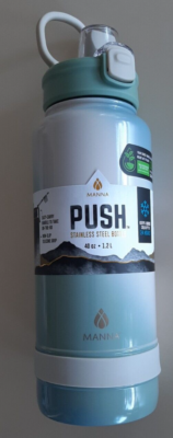 Manna Push Stainless Steel Bottle 40oz