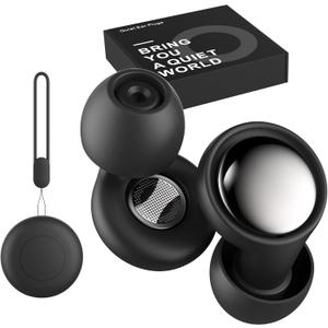 2025 Upgraded Ear Plugs for Sleeping Noise Cancelling, NRR 45dB EarPlugs for Sleeping, Concerts & Festivals, Traveling, Studying, Focus, Reusable, Ear Protection, 7 Pair Silicone Eartips