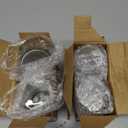 4Pcs Salt Pepper Shakers with Adjustable Outlet Holes, 7 oz Clear Glass Shaker Bottles, Salt Shakers for Kitchen, Spice Seasoning Cans for Kitchen Decor Home Restaurant BBQ Camping (200ML)