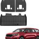 Custom Trunk Cargo Liner & Backrest Mats for 2022-2025 2026 Kia Carnival Accessories All Weather Protection (Cargo Liner & Backrest Mat)