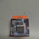 Digital Angle Finder with Electronic Laser - 4-side Strong Magnetic Angle Gauge, Cube Inclinometer with Backlight, Table Saw Miter Protractor, Woodworking Measuring Tool, Level Box for Hanging (Grey)