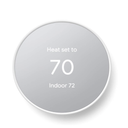 Google Nest Thermostat  Smart Thermostat for Home  Programmable Wifi Thermostat  Snow