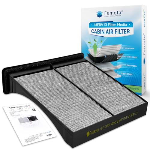 Femota MERV 13 Cabin Air Filter with Activated Carbon, CF10930 for Subaru Crosstrek, Forester, Impreza, WRX, WRX STI, XV Crosstrek.