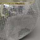 9.8 Inch Disco Ball Ice Bucket - Mirror Silver Decor for Cocktail Bar, Retro Party Accessories, Cooler for Wine, Beer, Champagne