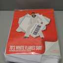 Morph Saturday Night Disco Costume Men 70s White Leisure Suit for Men 70s Fever Outfit Halloween Costumes For Adults (X-Large)