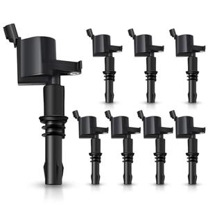 MAS Set of 8 Ignition Coils Compatible with Ford Expedition Explorer F150 F250 F350 Super Duty Lincoln Navigator Mark LT Mercury Replacement for DG511 C1541 FD508