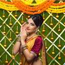 12x8ft India Pooja Photography Backdrop Yellow Flower Green Flower Wall Hindu Photography Background Indian Wedding Puja Ganpati Pooja Traditional Mehndi Festival for Kids Adult Studio Video