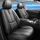 Car Seat Covers for Subaru Crosstrek 2016-2024 2025 2026 Full Set
Upgraded Premium Waterproof Breathable Leather, Full Coverage, Airbag Compatible, All‑Weather Seat Protector, Black
