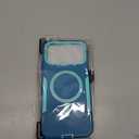 Designed for iPhone 17 Pro Max Case,Magnetic,Double Protection,Tough Durable,Compatible with MagSafe,Detachable Back Clip,Dustproof,No Fading,No Yellowing,Non-Slip,for Men Women,Blue