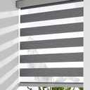 Bricurtex Shades, Grey, Length about 4 feet