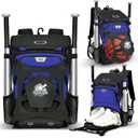 BAGNN Baseball Backpack for Adult and Youth, Large Capacity Lightweight Softball Bag With Shoe Compartment and Fence Hook for TBall Bat & Equipment, Waterproof for Helmet, Gloves (Sapphire Blue)