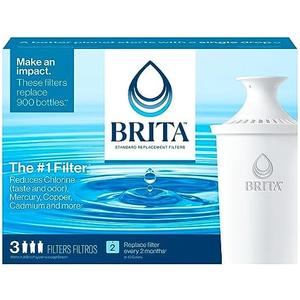 Brita Replacement Filters 3 Count (Advanced) White
