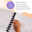 Happy Planner Plans + Notes Planner Refill Paper, 100 Sheets of Lined Refill Paper for Journals, Big Size