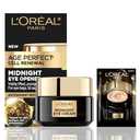 L'Oreal Paris Age Perfect Cell Renewal Midnight Eye Cream, Antioxidant-Rich Under Eye Cream to Treat 8 Signs of Aging, Includes Night Cream Sample