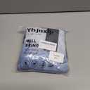 Men's Swim Trunks with Compresssion Liner 7" Swimwear Board Shorts 2-in-1 Bathing Suits with Zipper Pockets (Blue)