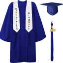 GraduatePro Kindergarten Graduation Cap and Gown Stole Package 2026 Tassel Set for Kids