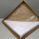 2 Pack Corner Air Diverter (Triangle), Ceiling Air Diverter for 2'x2' Ceiling Air Diffuser, Easy Snap-in Installation, White Plastic, Ideal for Homes & Offices