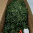 7ft Pre-lit Hinged Christmas Tree w/ Remote Control & 9 Lighting Modes