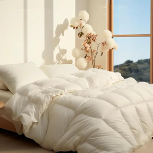 LE FARFADET All Season Queen Size Comforter, Ultra Soft Goose Down Alternative Lightweight Quilt, Reversible Duvet Insert with 8 Corners, Machine Washable, Premium 1800 Series(White, Queen 88''x88'')