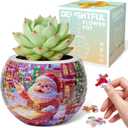 3D Puzzles Flower Pots,80-Piece Puzzles for Adults and Kids,Small,Cactus Decor,Succulent Planters Pots for Indoor,Plant Gifts for Plant Lovers