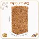 Suzile 1 Pcs Halloween Decorative Straw Bale, 9.5 x 11.8 x 23.6 Inches