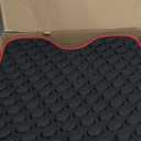 Stadium Seat Cushions - Portable Bleacher Cushions with 2.5" Extra Thick High-Density Foam and Massage Dots, Fashion Outdoor Seat Cushions for Sports Events, Travel, Camping, Chairs - 2 Pack