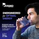 2 x Bossko Methylene Blue 1% Solution 99.99% Pure Pharmaceutical Grade with B12 & Magnesium | Brain & Cellular Support | Third-Party Tested Dietary Supplement Drops 60ml