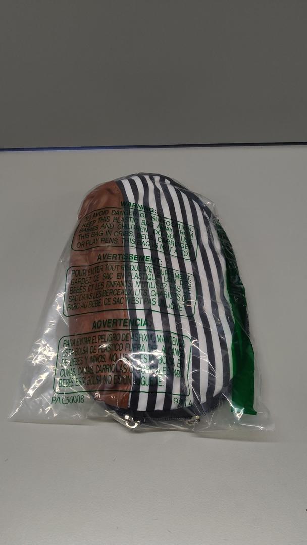 Large Makeup Bag, Stripe Makeup Bag for Purse Travel Makeup Pouch Waterproof Makeup Brush Holders Portable Small Toiletry Bag for Women