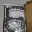 ISUNMEA 9 Inch Solar Lighted House Numbers for Outside, Light Up Waterproof LED Address Numbers Signs for Houses, Large Personalized Illuminated Exterior Modern House Numbers Light (9-Black, 9IN)