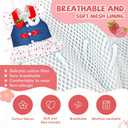 Small Dog Harness and Leash Set Denim Cat Harness Dress for Puppy Clothes for Girls Pink Dog Birthday Dress French Bulldog Harness with Strawberry Bear Decoration, Small