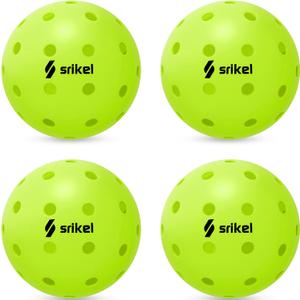 Pickleball Balls-USAPA Approved Outdoor/Indoor Pickleballs,Seamless Roto-Molded Design for Durability,Crack-Resistant 40-Hole Pickle Ball for Beginner Intermediate Pro Player,6/12/36/50/100Pack