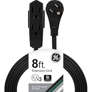 GE 451246 GE 3 Outlet Power Strip Gray (50552/43027) (8 Ft)