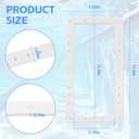Wide Mouth Above Ground Pool Skimmer Gasket for Hayward SPX1091GW SP1091LX Automatic Pool Skimmer 13-3/4" x 7.5" 3 Pack