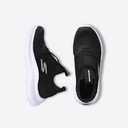 Skechers Skech Fast Sneaker, Black/White, 12 US Unisex Little Kid