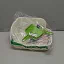 Rabbit Litter Box - Creamy White Pet Bunny Little Box Potty Trainer Ideal for Small Animal, Rabbit, Guinea Pig, Ferrets Rectangular Corner Litter Box Cage