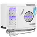 Hot Towel Cabinet 23L Large Capacity - JXSDLIY Professional Spa Hot Towel Warmers for Facials Towel Heater for Salon Beauty Hotel Bathroom Home Use Steam Towel Warmer with See-Through Window (white)
