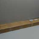 Cordless Faux Wood Blinds 46" W x 48" H, 2 Inch Slat Horizontal Windows Blinds with Crown Valance, Room Darkening Blinds, White Blinds for Home Interiors.