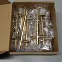 Haidms 20 Pack | 3 Inch Cabinet Handles Gold Stainless Steel Kitchen Drawer Pulls Cabinet Pulls 5 Inch Length, 3 Inch Hole Center