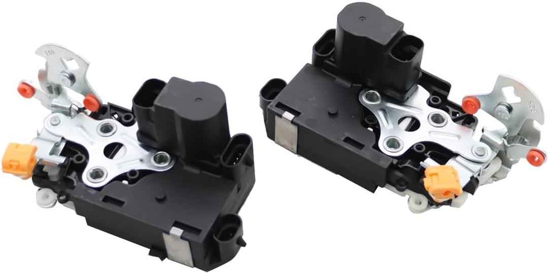 Nakkaa 2 PCS Door Lock Actuator Front Driver Passenger Left Right Side Latch Compatible with Silverado Sierra Yukon Suburban Tahoe 1999-2006 931-318 931-319