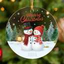 Snowman Ornaments - Snowman Christmas Ornament 2025, Winter Holiday Ornaments for Christmas Decorations, Gifts for Family, Friends